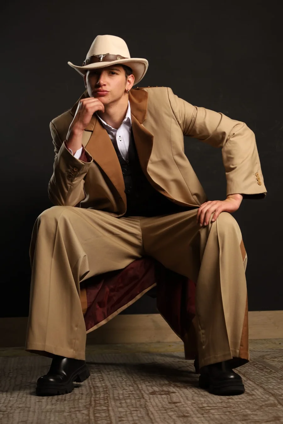 Retrato beauty de Camilo Votteler, modelo en Bogotá
